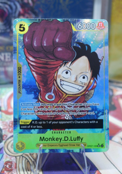 Monkey D. Luffy OP07-109 SR Alt Art 500 Years in the Future One Piece TCG NM - Image 1