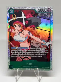 ONE PIECE TCG- SR - OP02-036 NAMI FOIL Paramount War English - Image 1