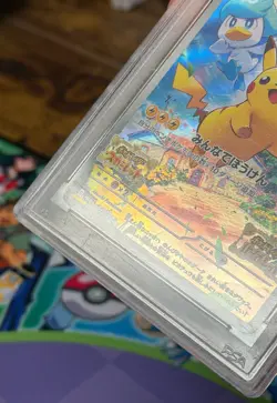 PSA GEM MT 10 Pokemon TCG Pikachu 001/SV-P Promotional Cards Holo (Japanese) - Image 3