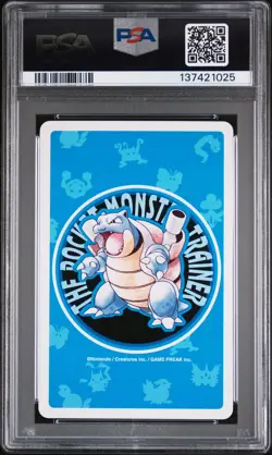 1998 POKEMON BLUE VERSION PLAYING CARDS ACE OF DIAMONDS #001 BULBASAUR PSA 10 - Image 2