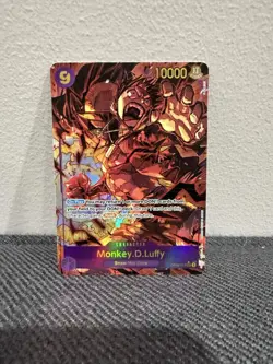 Monkey.D.Luffy OP09-119 ALT ART (SEC) One Piece Card Game NM English - Image 1