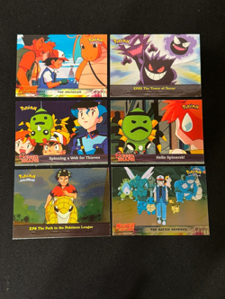 22 Pokemon Topps TV Series Trading Card Lot Chrome Foil Holo Non Holo Charizard - Image 4