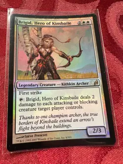 Brigid, Hero of Kinsbaile FOIL Lorwyn 6/301 Rare CARD - Image 1
