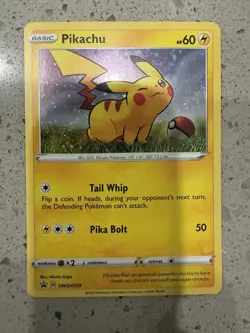 Pikachu SWSH039 SWSH: Sword & Shield Promo Cards Holo - Image 1