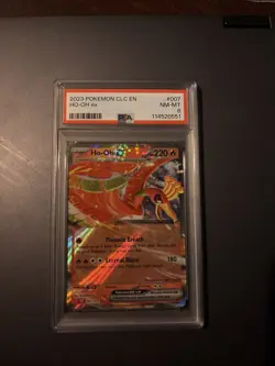 Graded Psa NM-MT 8 Ho-oh ex 007/034 Trading Card Game Classic Holo - Image 1