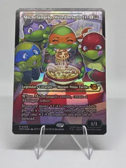 Michelangelo, Weirdness to 11 0288 Showcase Foil MTG TMT Near Mint - Image 1