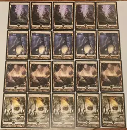 Lot Of 100 MTG Original Zendikar Full Art Basic Land, Mana, 20 Each Land Type - Image 4