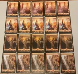 Lot Of 100 MTG Original Zendikar Full Art Basic Land, Mana, 20 Each Land Type - Image 5