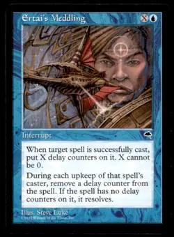 Ertai's Meddling LP Light Play Tempest MTG [6905] - Image 1