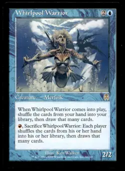 Whirlpool Warrior LP Light Play Apocalypse MTG [6846] - Image 1