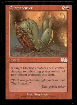 Outmaneuver LP Light Play Urza's Saga MTG [8238] - Image 1