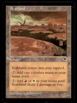 MTG Scabland LP Light Play Tempest [4593] - Image 1