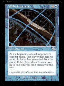 Web of Inertia LP Light Play Judgment MTG [7572] - Image 1