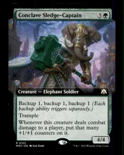 Conclave Sledge-Captain LP Light Play March Machines Commander MTG [12403] - Image 1