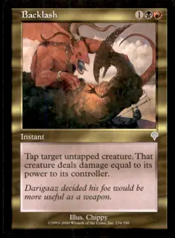 Backlash LP Light Play Invasion MTG [8796] - Image 1