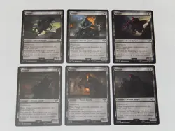 MTG Magic The Gathering 6X Nazgul Lord of the Rings Tales of Middle Earth MINT! - Image 1