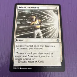 Rebuff the Wicked TSR Time Spiral Remastered 035/289: Magic MTG NEW UNPLAYED - Image 1