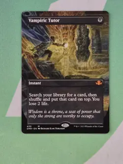 Vampiric Tutor (Borderless) Dominaria Remastered Regular - Image 1