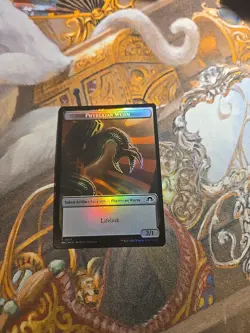 Servo / Phyrexian Wurm 18 Token Foil MTG MH3 - Pack Fresh - - Image 2
