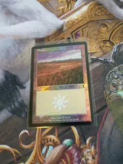 Plains 331 Foil MTG Odyssey - Played - - Image 1