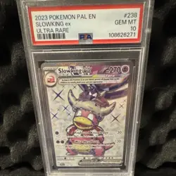 2023 POKEMON SV02: PALDEA EVOLVED #238 SLOWKING EX ULTRA RARE HOLO PSA 10 - Image 1