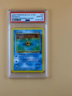 Pokemon Psyduck 20/53 Black Star Promo PSA 10 - Image 1
