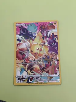 2023 POKEMON SWORD & SHIELD CROWN ZENITH 160/159 FULL ART PIKACHU NEAR MINT/NM - Image 3