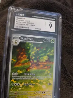 CGC Mint 9 Sawsbuck 092/086 AR White Flare sv11w Pokemon Card Japanese - Image 1