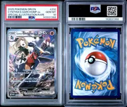 2025 Pokemon S&V Destined Rivals Cynthia's Garchomp ex PSA 10 #232/182 Gem Mint - Image 3