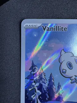 Pokemon Vanillite 111/086 SV White Flare IR Holo Pack Fresh – Free & Fast Ship - Image 2