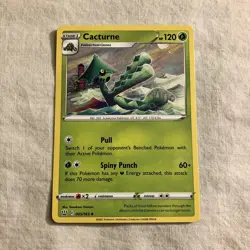 Cacturne 005/163 Uncommon Sword & Shield Battle Styles NM Pokemon card - Image 1