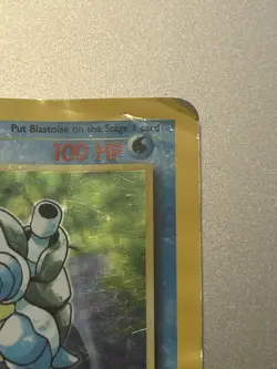 1999 Blastoise Holo Rare Pokemon Card TCG 2/102 Base Set DMG Vintage WOTC - Image 3