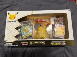 New Sealed Pokemon TCG Celebrations Premium Figure Collection Pikachu VMAX Box 820650809408 - Image 1