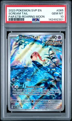 2023 POKEMON SVP EN-SV BLACK STAR PROMO #065 SCREAM TAIL PSA 10 - Image 1