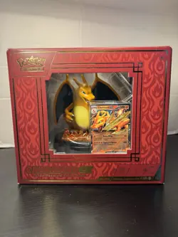 Pokemon TCG Charizard Ex Super Premium Collection New/Sealed - 10 Pack &Figure - Image 1