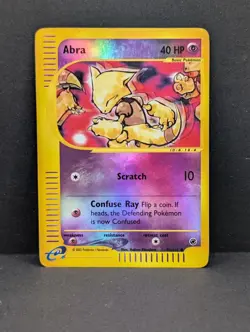 Abra 093/165 Expedition Base Set Reverse Holo Rare Pokemon TCG Nintendo MP+ - Image 1
