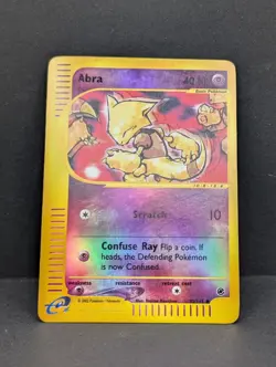 Abra 093/165 Expedition Base Set Reverse Holo Rare Pokemon TCG Nintendo MP+ - Image 3