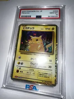 Pikachu 008/032 Pokemon TCG Classic: Charizard Holo (Japanese) PSA 10 - Image 1