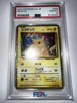Pikachu 008/032 Pokemon TCG Classic: Charizard Holo (Japanese) PSA 10 - Image 3