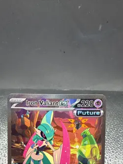 Pokemon TCG | Iron Valiant ex 249/182 PAR Paradox Rift | Full Art Secret Rare NM - Image 3