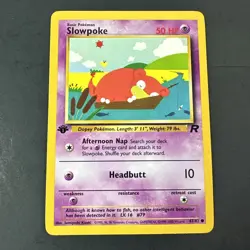 Pokemon TCG Slowpoke Team Rocket 1st edition WOTC 67/82 NM - Image 1