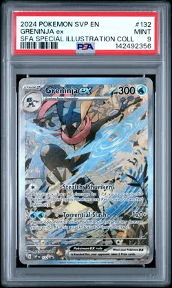 2024 POKEMON SVP PROMO SPECIAL ILLUSTRATION COLLECTION #132 GRENINJA EX PSA 9 - Image 1
