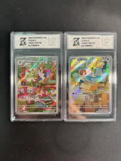 IN STOCK Pokemon S-Chinese Ralts 132/128 AR + Kirlia 133/128 AR CSV2C Holo NM - Image 1