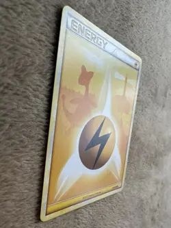 2010 Pokemon TCG HGSS Ampharos Lightning Energy Regular Non-holo 118/123 LP - Image 4