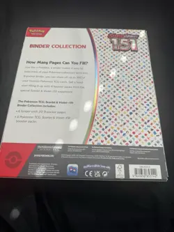 Pokemon TCG Scarlet & Violet 151 Binder, Poster, Zapdos, Alakazam Collection Lot - Image 4