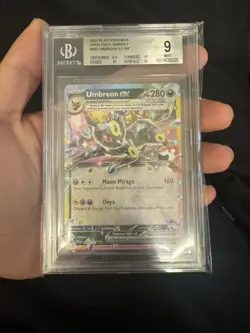 2025 Pokemon Play! Prize Pack Series 7 #060 Umbreon ex BGS 9 - Image 1
