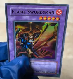 Flame Swordsman LOB-003 The Legend of Blue Eyes White Dragon Unlimited LP - Image 2