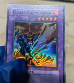 Flame Swordsman LOB-003 The Legend of Blue Eyes White Dragon Unlimited LP - Image 3