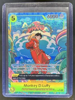 2024 One Piece 500 Years in the Future Monkey.D.Luffy Alternate Art #OP07-109 - Image 1