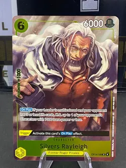 Silver Rayleigh (Dash Pack) OP14-108 The Azure Sea’s Seven One Piece FULL ART - Image 1